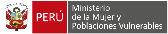 Ministerio de la Mujer y Poblaciones Vulnerables